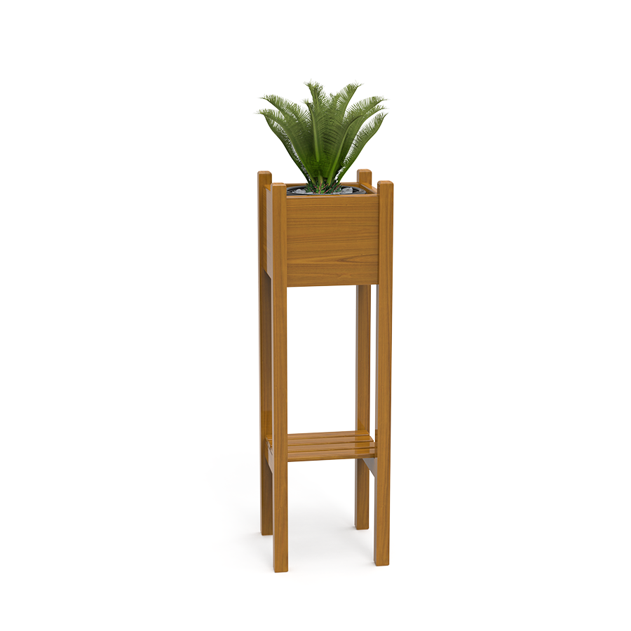 Willow Wing | Teakwood Plant Stand