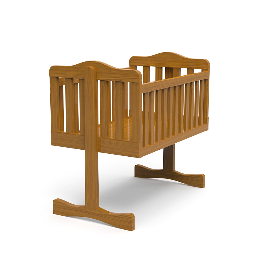 Happy Haven | Teakwood Cradle