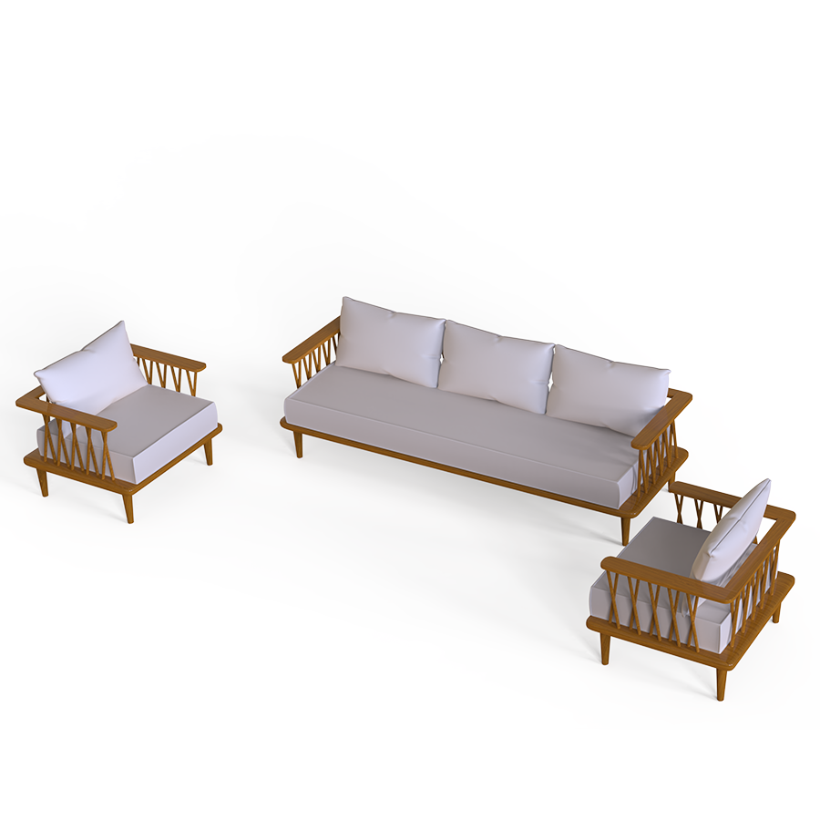 Wabi Sabi | Teakwood Sofa
