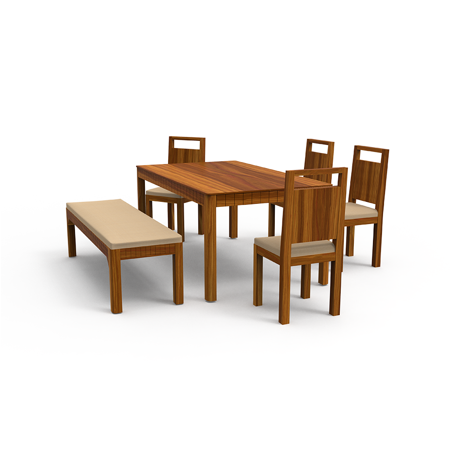 Elavate | Teakwood Dining Set
