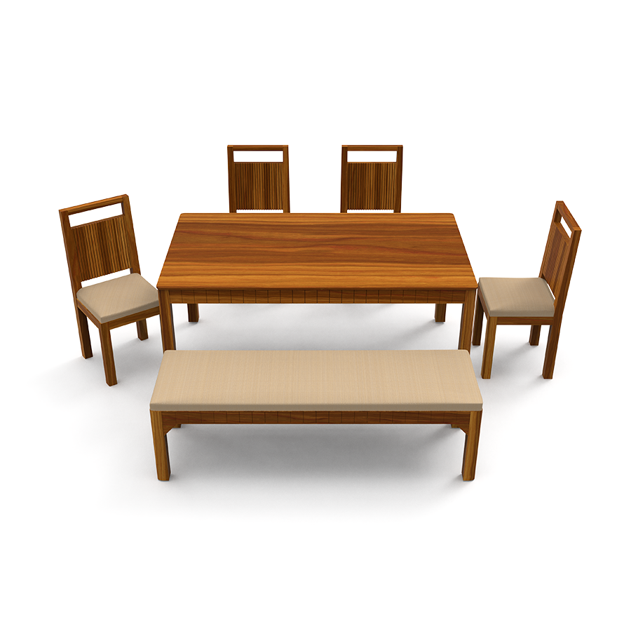 Elavate | Teakwood Dining Set