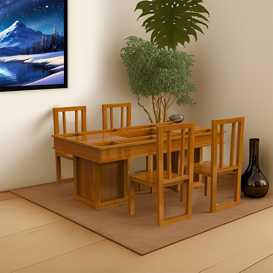 Aura | Teakwood Dining Set