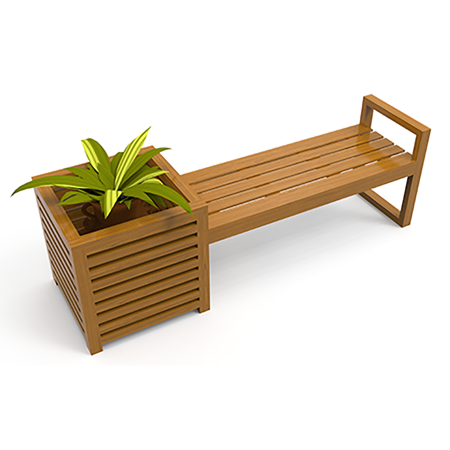 Garden Glow | Teakwood Bench