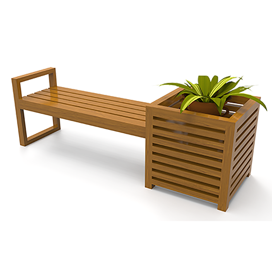 Garden Glow | Teakwood Bench