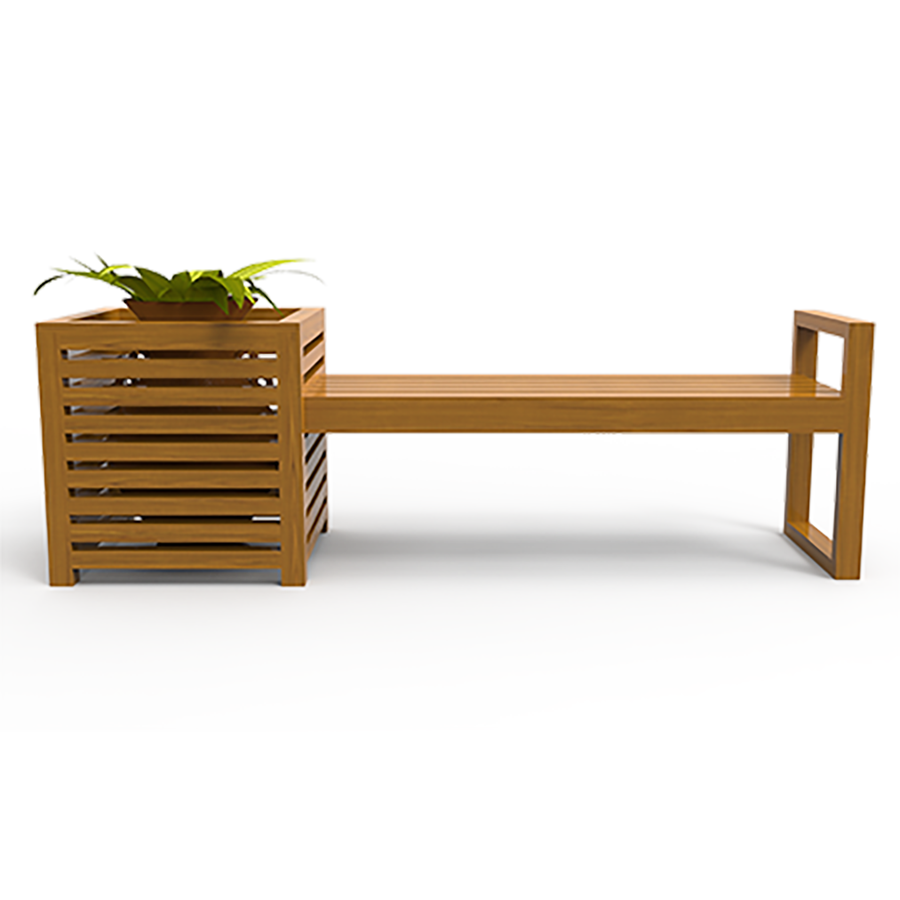 Garden Glow | Teakwood Bench