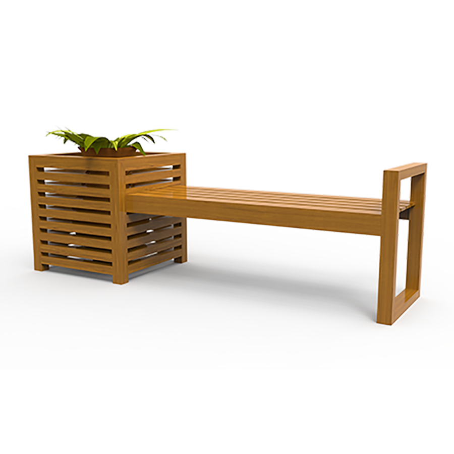 Garden Glow | Teakwood Bench