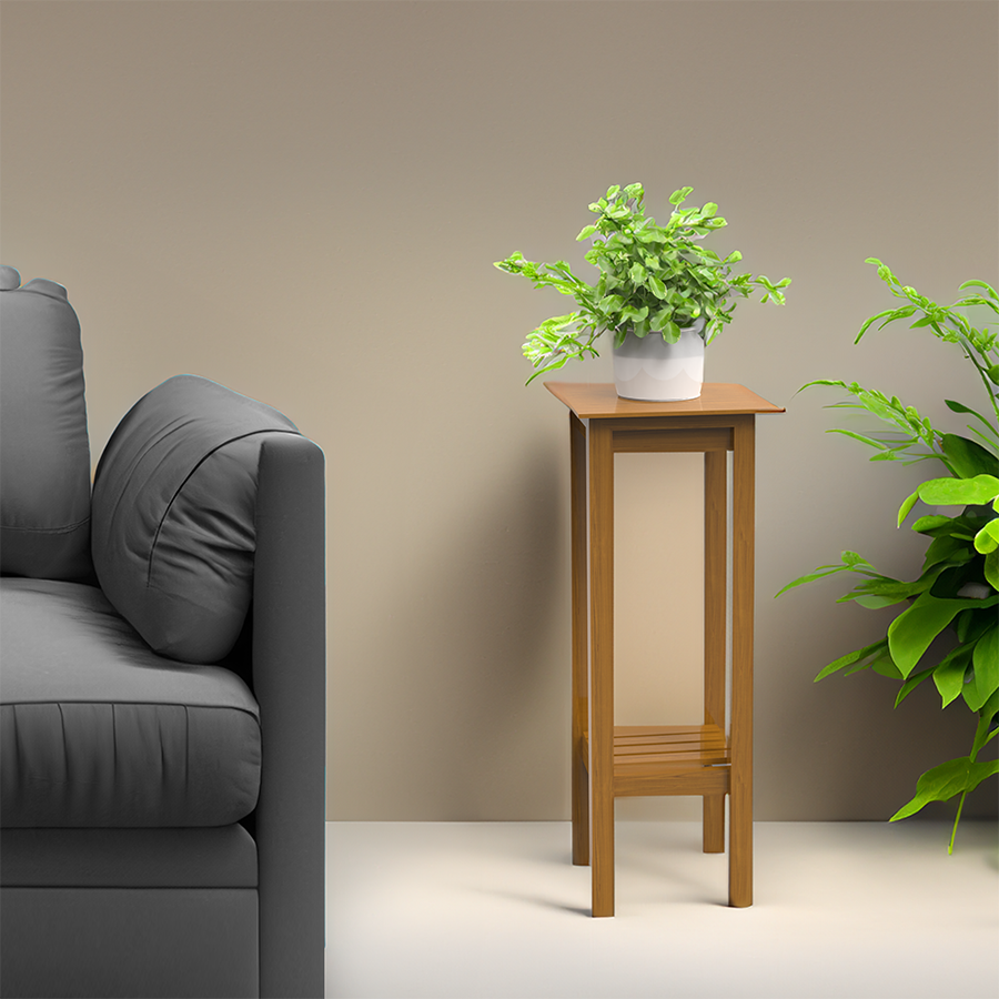Botanic Perch | Teakwood Plant Stand