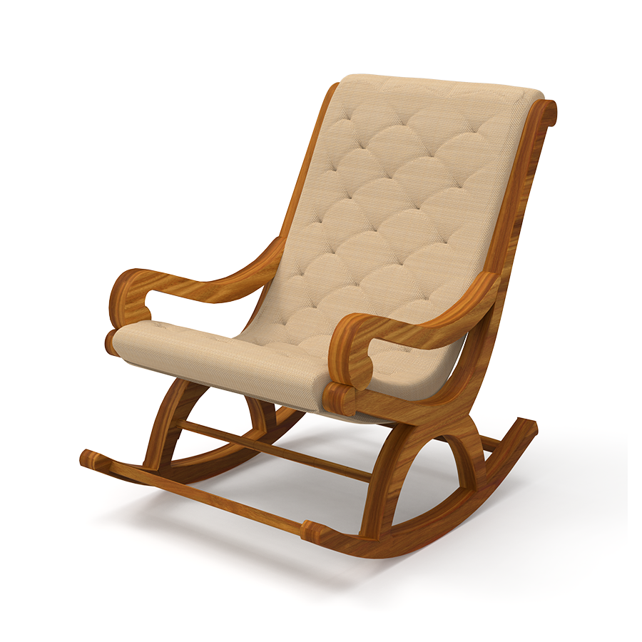 Duke Teakwood Rocking Chair - Main Image