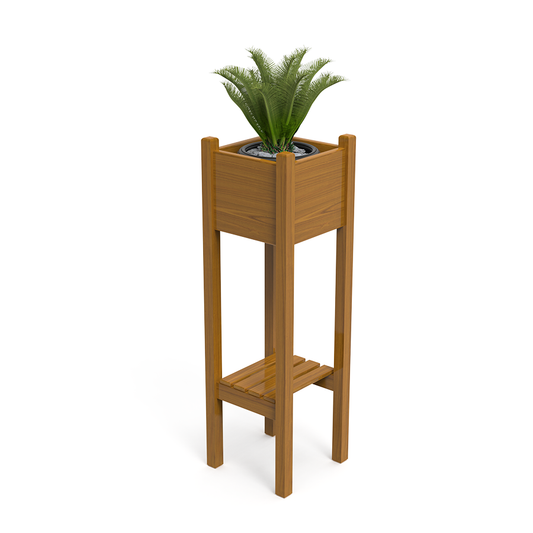 Willow Wing | Teakwood  Plant Stand
