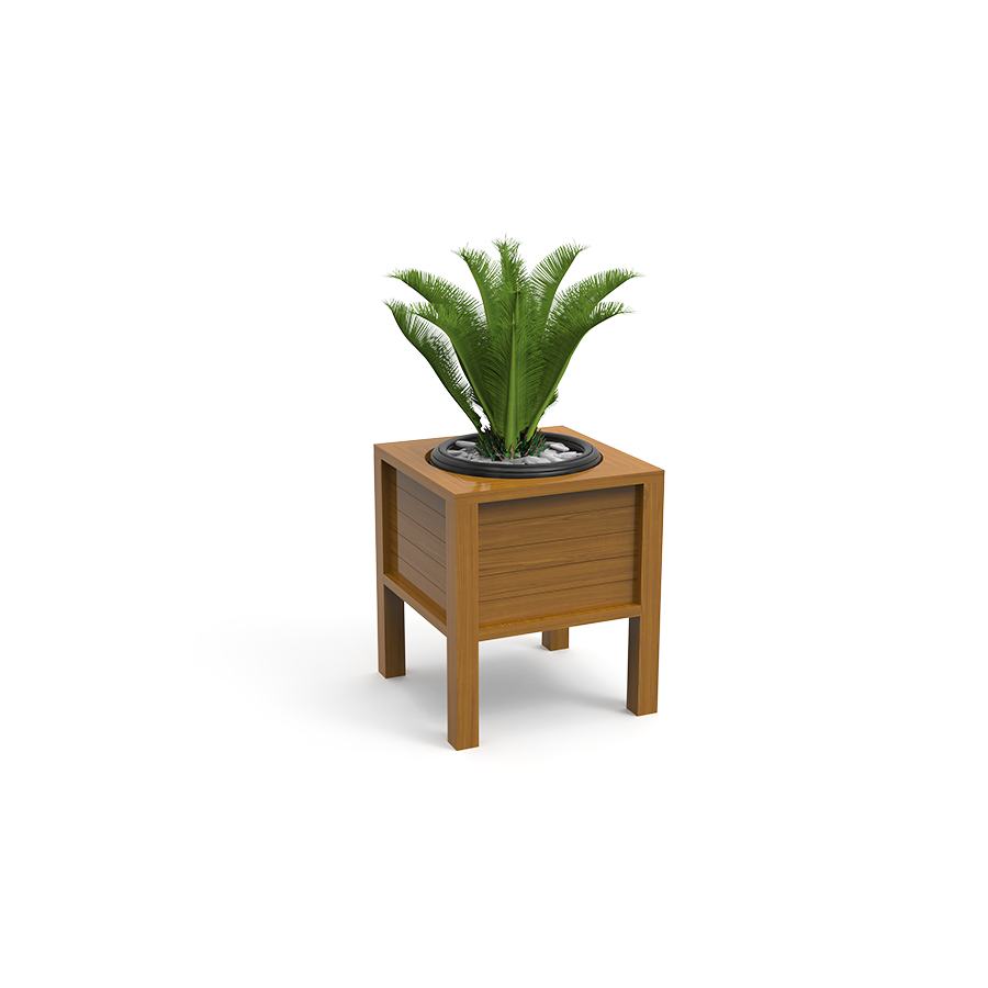 Wood Nook | Teakwood  Plant Stand