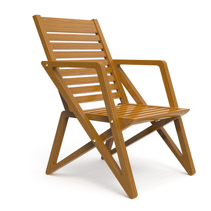 Zen Zest | Teakwood  Sitout Chair