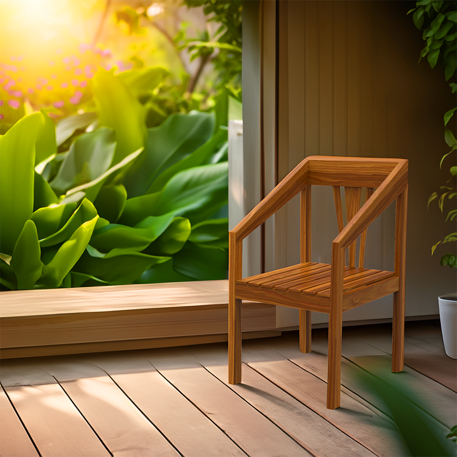 Zonic | Teakwood  Sitout Chair